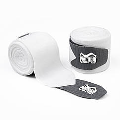 Бинти для боксу Phantom Impact White 400cm. (4м.)