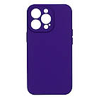 Чохол Silicone Case Full Camera no logo для iPhone 13 Pro Max Колір 34, Purple