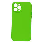 Чохол Silicone Case Full Camera no logo для iPhone 12 Pro Max Колір 32, Green
