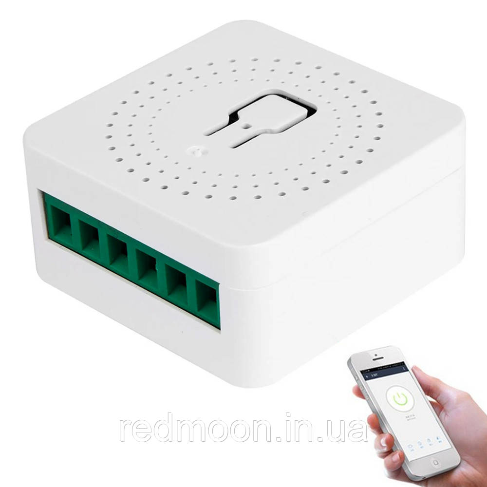 Бездротове розумне WiFi реле Smart Home 16A / Wifi вимикач / Cмарт реле вайфай, фото 1