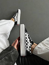 Жіночі кеди Vans Old Skool Mix Checker Black White Platform ALL13346, фото 2