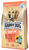 Сухой корм для взрослых собак всех пород Happy Dog Naturcroq Lachs & Reis с лососем и рисом 11 кг