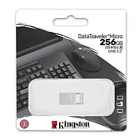 Флеш пямять256Gb Kingston USB 3.2 DT Micro (200Mb/s)