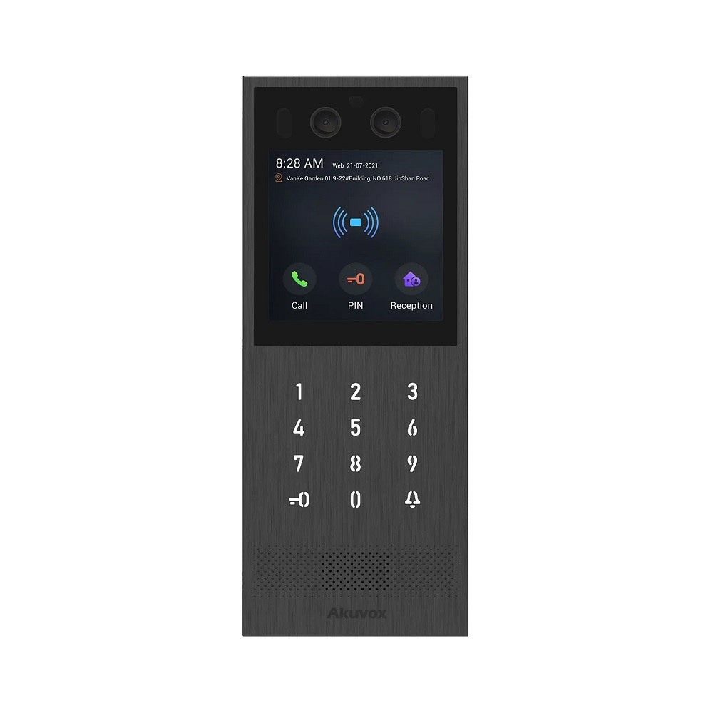 Akuvox X912S багатоабонентна панель виклику з розпізнаванням обличчя, NFC та Bluetooth