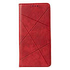 Чохол-книжка Business Leather для Realme 9i Колір Червоний