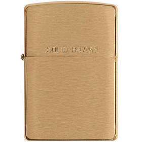 Запальничка Zippo Br Fin Solid Brass 204