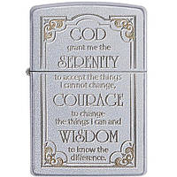 Зажигалка Zippo SERENITY PRAYER 28458