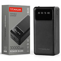 Повербанк Videx 30000mAh TITANUM OL03 Black, TPB-OL03-B