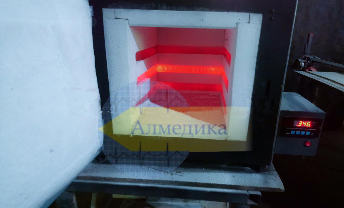 Муфельна піч МП-9/1200 універсальна, кераміка/фехраль