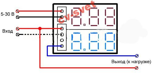 Цифровой вольтметр амперметр DC 100V 10А - 14A с шунтом №2 (улучшенная модель) - фото 6 - id-p386646334