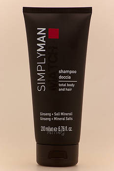 Nouvelle Гель-шампунь для душу Simply MAN Total Body&Hair, 200 мл