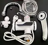 Водонагрівач Water heater c душем і з lcd екраном з нижнім підключенням, фото 5