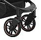 Коляска універсальна 2 в 1, CARRELLO Epica CRL-8510/1 (2in1) Space Black, чорна, Карелло Епіка, фото 5
