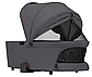 Коляска універсальна 2 в 1, CARRELLO Epica CRL-8510/1 (2in1) Space Black, чорна, Карелло Епіка, фото 8