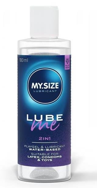 Лубрикант на водній основі з алое вера My.Size Lube Me 2-в-1