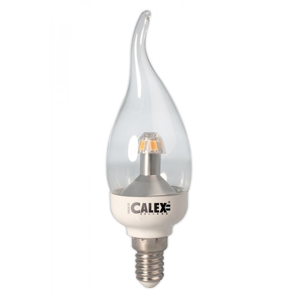 LED лампа-свічка Calex BXS35 з квітковим наконечником, 240В, 4Вт, 250 лм, цоколь E14