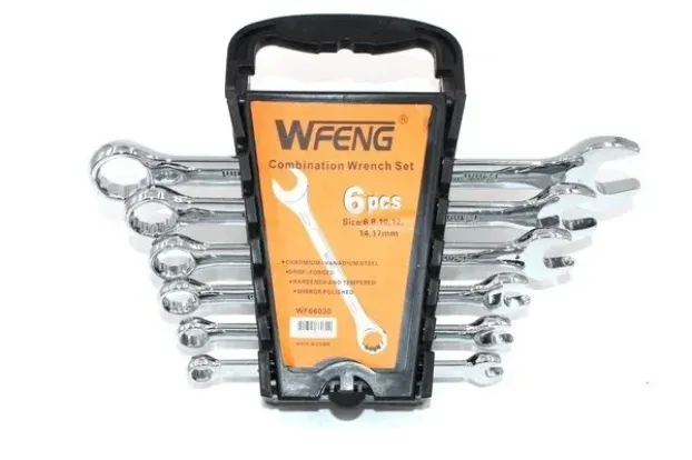 WF20047 Набір ключів рожок накидок 6-12 6шт, арт. WF20047 (шт), фото 1