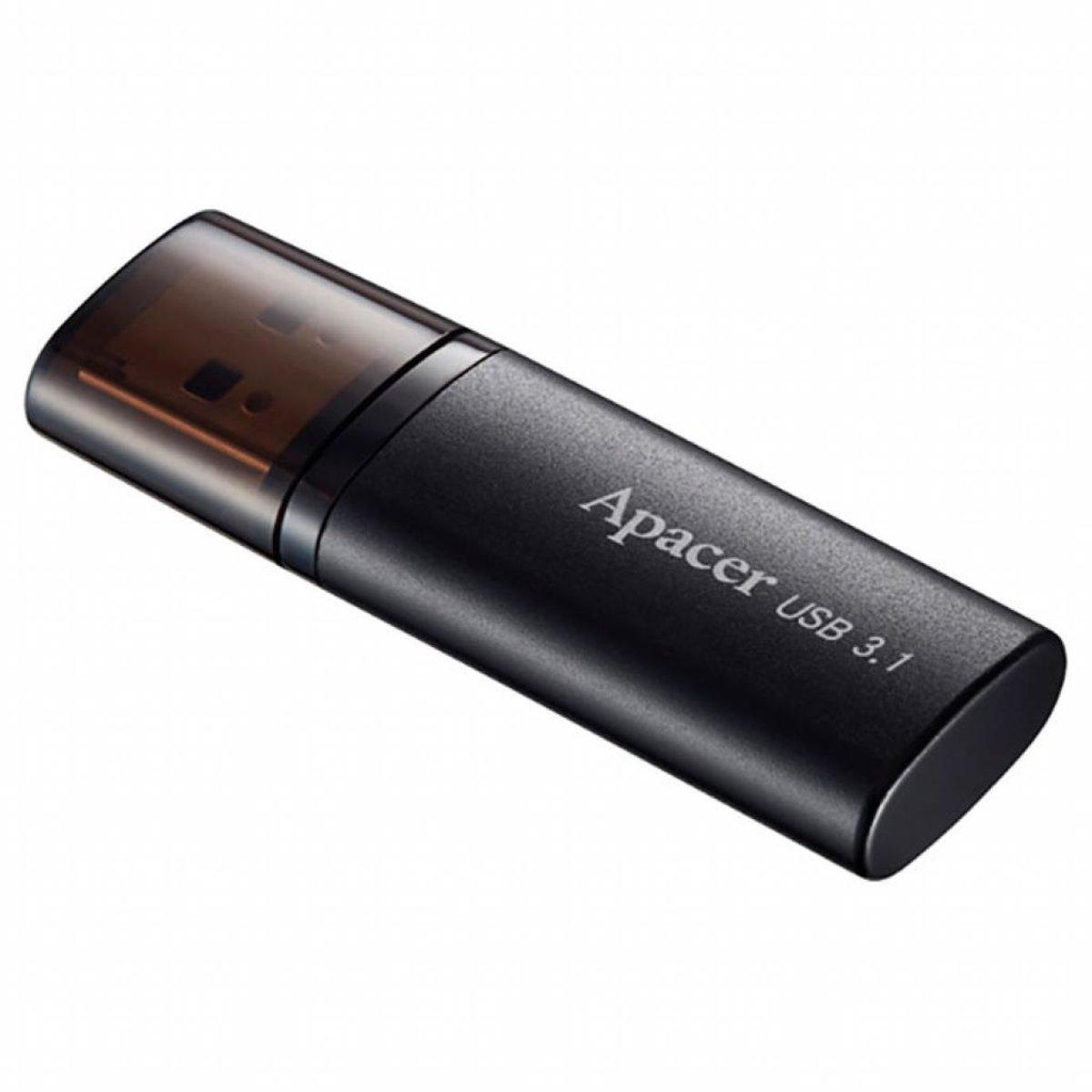 Flash Apacer USB 3.1 AH25B 32Gb Black - фото 2 - id-p1982566210