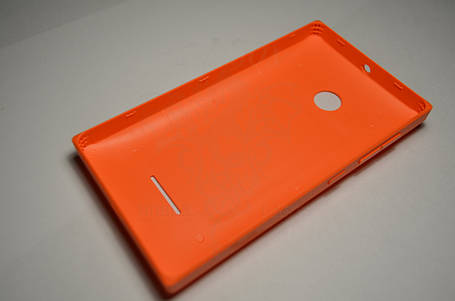 Задня кришка Microsoft Lumia 435 помаранчева оригінал , 02508V0, фото 2