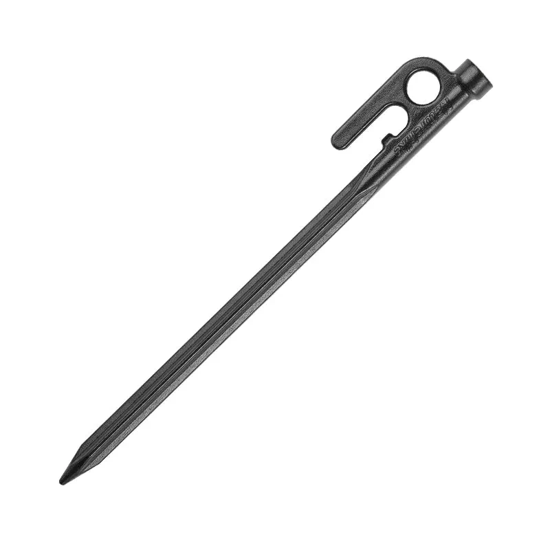 Кілочок з гачком T-образний Naturehike steel 200 мм CNH22ZP018 чорний
