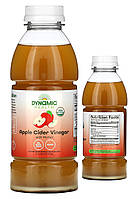 Dynamic Health органический необработанный яблочный уксус с маткой 473 мл 16 жидк унций