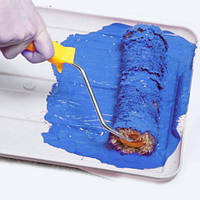 Поліуретанова фарба для гумових основ - Синя