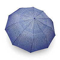 Зонт женский SL #016054 полуавтомат 10 спиц "капли дождя"