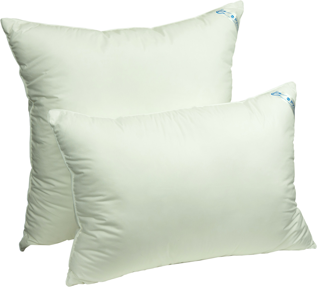 Подушка 60х60 лебединий пух, чохол мікрофібра