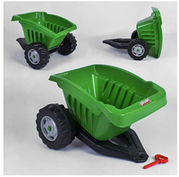 Прицеп для педального трактора Pilsan 07-317 (1) зеленый цвет