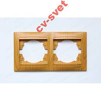 Рамка подвійна Сакура Ольха LMR1411