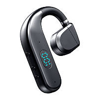 Бездротові навушники T50 Bluetooth 5.3 на одне вухо. Стереонавушники з цифровим дисплеєм