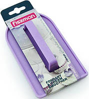 Утюжок кондитерский для разглаживания мастики и крема 14х8см (шпатель пластиковый) FN-AY-8452