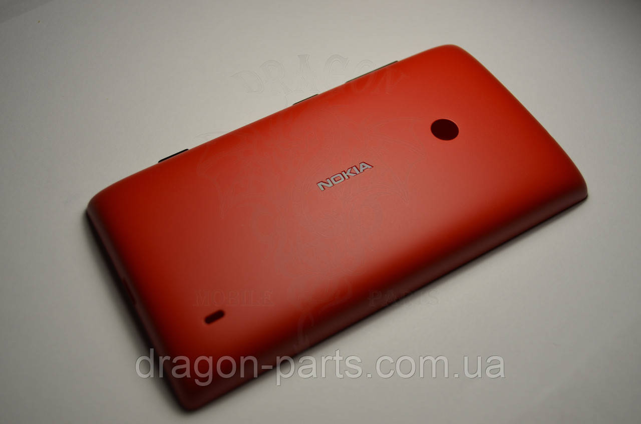 Задня кришка Nokia Lumia 520 червона оригінал , 02502Z8