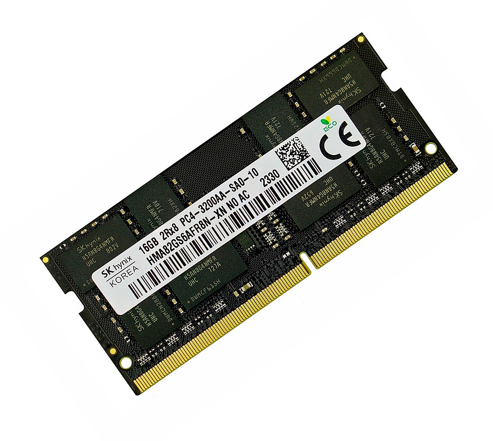 Оперативна пам'ять для ноутбука DDR4-3200 16 GB PC4-25600 SK hynix HMA82GS6AFR8N-XN