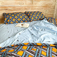 Комплект постельного белья Цитрус качественный материал поликоттон красивое белье от производителя Полуторный