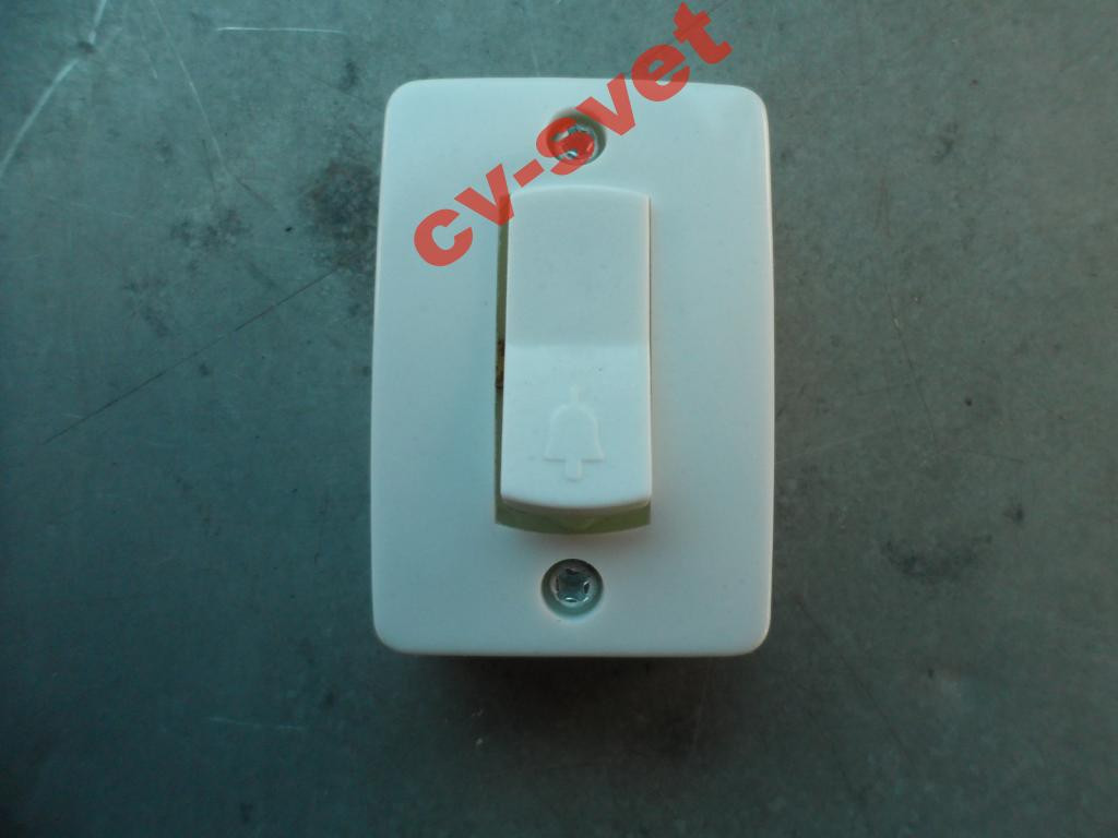 Кнопка дзвінка 220 В кнопка на дзвінок, фото 1