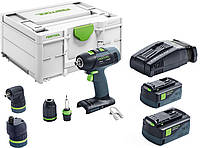 Аккумуляторная дрель-шуруповёрт T 18+3 Li 5.0 I-Set Festool 576989