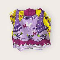 Дитячий пляжний рушник-пончо з капюшоном, з мікрофібри, 120х60см, принцеса