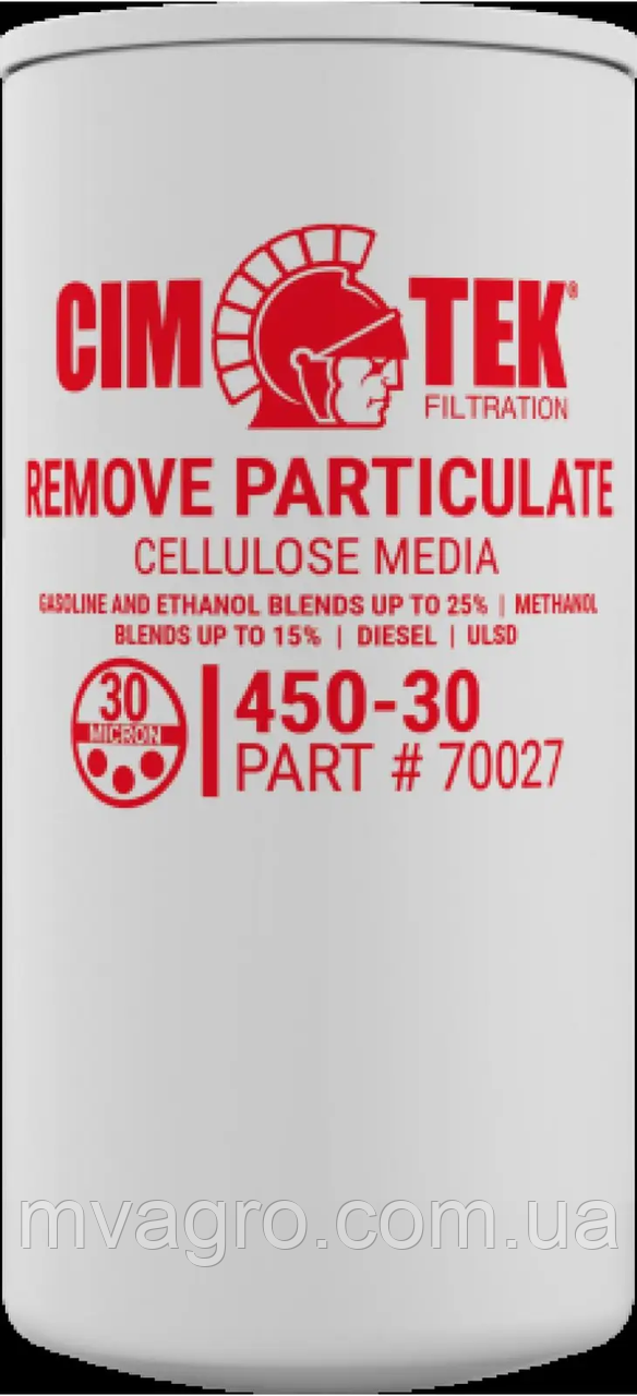 Фільтр тонкої очистки палива CIMTEK 450-30, до 100 л/хв, фото 1