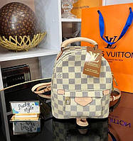 Louis Vuitton Palm Springs mini рюкзак белая клетка 1234124