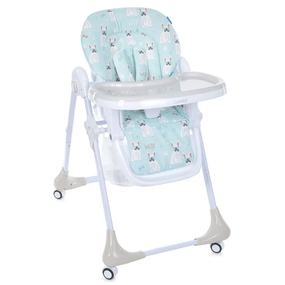 Стільчик для годування Bambi, ремені безпеки, M 3233 Puppy Boy Beige
