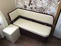 М'який кухонний диван+ ящики для зберігання Трініті S з бічною спинкою (виготовлення під розмір замовника)