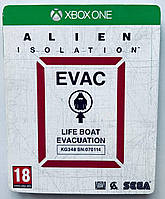 Alien Isolation EVAC Lifeboat Steelbook Edition + картонный футляр, Б/У, русская версия - диск для Xbox One