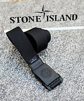 Ремень текстильный с логотипом - stone island unisex Черный