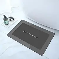 Универсальный антискользящий коврик для ванной Shower Room 40х60 см цвет коричневый