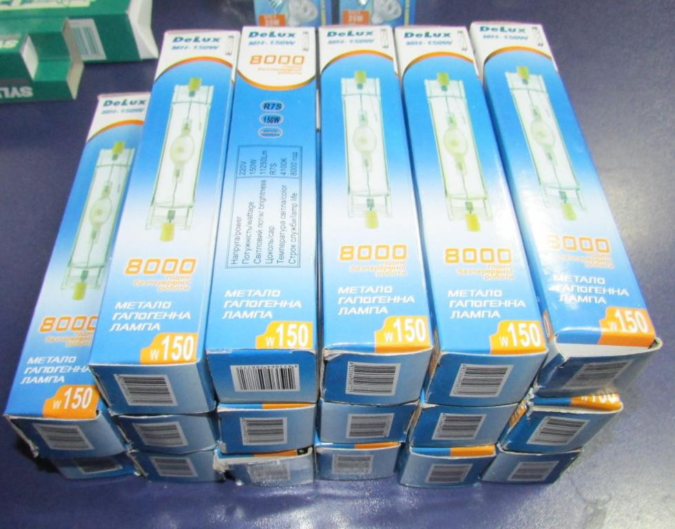 Лампа металогалогенна DELUX Metal Halide MH-150W RX7s 4100K, фото 1