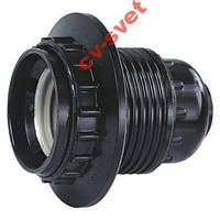 Патрон карболітовий для люстри E27 чорний