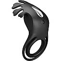 Віброкільце PRETTY LOVE - VIBRATION PENIS RING, Ruben, 7 vibration functions black, фото 4