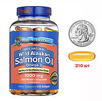 Омега-3 Pure Alaska Omega Wild Salmon Oil 1000 мг (210 капсул)