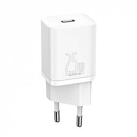 МЗП Baseus Super Silicone PD Charger 25W (1Type-C) white